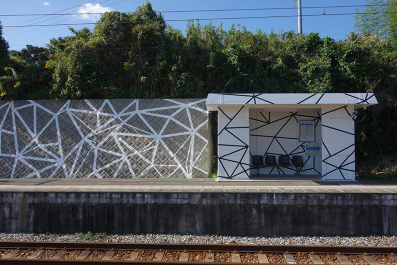 Bizentai Station, West Japan Railway, Tamano City, Japan